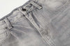 Yıkanmış Yırtık Detaylı İspanyol Paça Jean Pantolon, detay görünüm — Navra Wear