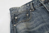 Vintage Yıkanmış İspanyol Paça Jean Pantolon, detay görünüm — Navra Wear