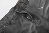Yıkanmış İspanyol Paça Jean Pantolon, model üzerinde — Navra Wear