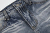 Yıkanmış Yüksek Bel İspanyol Paça Jean Pantolon, detay görünüm — Navra Wear