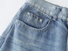 Faded Light Blue Bell-Leg Denim