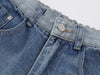 Faded Light Blue Bell-Leg Denim