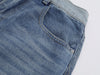 Yıkanmış İspanyol Paça Jean Pantolon, önden görünüm — Navra Wear