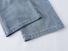 Yıkanmış İspanyol Paça Jean Pantolon, yan görünüm — Navra Wear