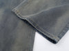 Vintage Yıkanmış Yırtık Detaylı İspanyol Paça Jean Pantolon, detay görünüm — Navra Wear
