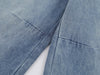 Yıkanmış İspanyol Paça Jean Pantolon, arka görünüm — Navra Wear