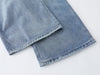 Yıkanmış İspanyol Paça Jean Pantolon, yan görünüm — Navra Wear