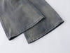 Vintage Yıkanmış Yırtık Detaylı İspanyol Paça Jean Pantolon, arka görünüm — Navra Wear