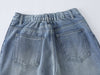 Yıkanmış İspanyol Paça Jean Pantolon, stil görünüm — Navra Wear