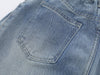 Yıkanmış İspanyol Paça Jean Pantolon, önden görünüm — Navra Wear