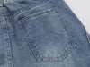 Yıkanmış İspanyol Paça Jean Pantolon, stil görünüm — Navra Wear