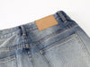 Vintage İspanyol Paça Jean Pantolon, yakın çekim — Navra Wear