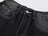 Vintage İspanyol Paça Jean Pantolon, detay görünüm — Navra Wear
