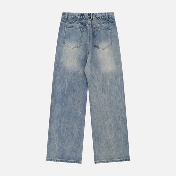 Faded Bell-Leg Denim alternatif görünüm