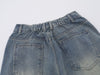 Yıkanmış Yırtık Detaylı İspanyol Paça Jean Pantolon, stil görünüm — Navra Wear