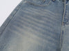 Yıkanmış Yırtık Detaylı İspanyol Paça Jean Pantolon, detay görünüm — Navra Wear