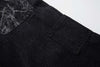 İspanyol Paça Mermer Desenli Jean Pantolon, yakın çekim — Navra Wear