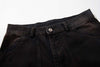 Faded Bell-Leg Denim Trousers