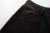 Faded Bell-Leg Denim Trousers