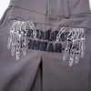 Dark Grey Flare Trousers