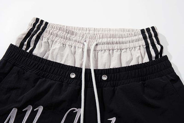 Wide Leg Color Block Jogger alternatif görünüm