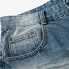 Ice Wash Wide Culotte Shorts
