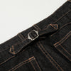 Bell-Leg Easy-Cut Denim Trousers