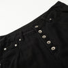 High-Rise Wide-Leg Casual Trousers