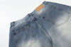 Yıkanmış Wide Leg Şort, yan görünüm — Navra Wear
