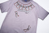 Acid-Rinsed Designed Relaxed-Cut T-Shirt