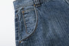 Vintage İspanyol Paça Jean Pantolon, arka görünüm — Navra Wear