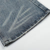 Faded Bell-Leg Denim