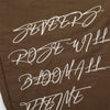 Script Print Baggy Wide-Leg