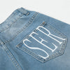 Sevee Rs Graphic Bell-Leg Denim