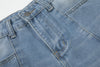 İspanyol Paça Jean Pantolon, önden görünüm — Navra Wear