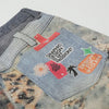 Digital Print Cropped Wide-Leg