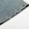 Faded Bell-Leg Denim Trousers