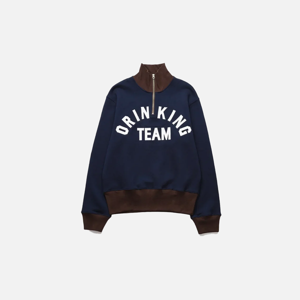 Kanji Stitch Half-Zip Sweatshirt alternatif görünüm