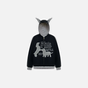 Fall Pup Stitch Hood Sweatshirt