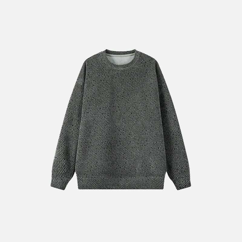 Spring Solid Relaxed Pullover