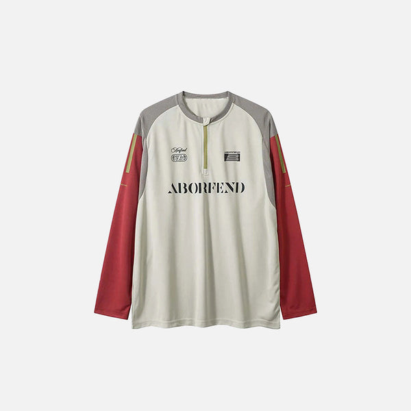 Nostalgia Sport Zip-up T-Shirt alternatif görünüm
