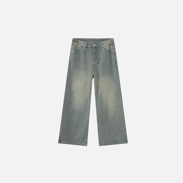Classic Heritage Green Bell-Leg Denim alternatif görünüm