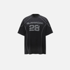 Shadow-Print Torn-Vibe Visual Patterned Urban Sport T-Shirt