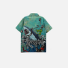 Great White Aloha Hawaiian Print Top