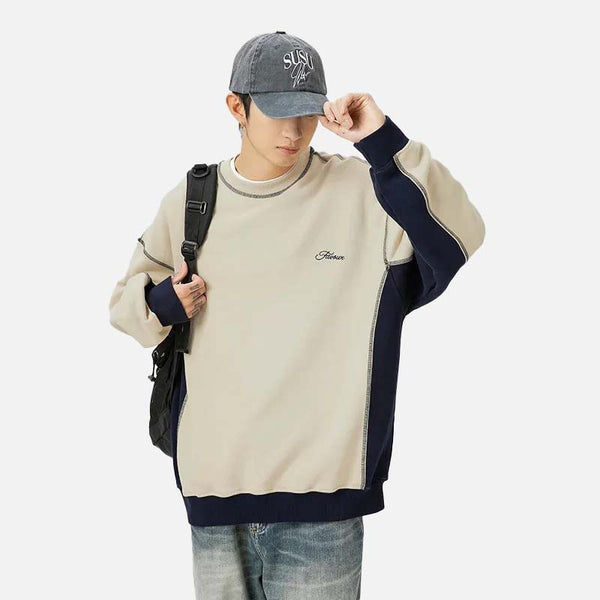 Thermal Script Relaxed Sweatshirt