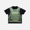 Urban-Edge High-Street Vest Stamped T-Shirt