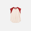Nostalgia Red White Preppy Sleeveless T-Shirt