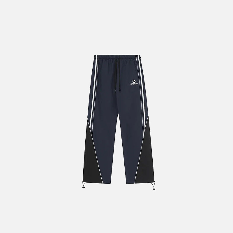 Y2K Bol Kesim Mozaik Desenli Jogger, önden görünüm — Navra Wear