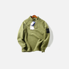 Stand Zipper Half Velvet Warm T-Shirt
