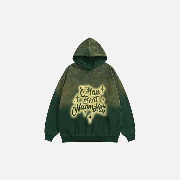 Star Faded Relaxed Sweatshirt alternatif görünüm